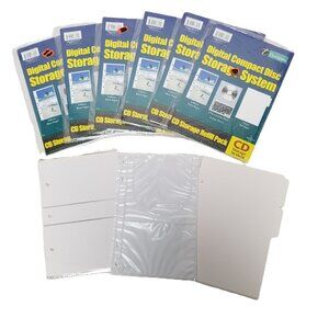 Thompson CD Storage Refill Pack Lot of 7 Vintage Made in USA